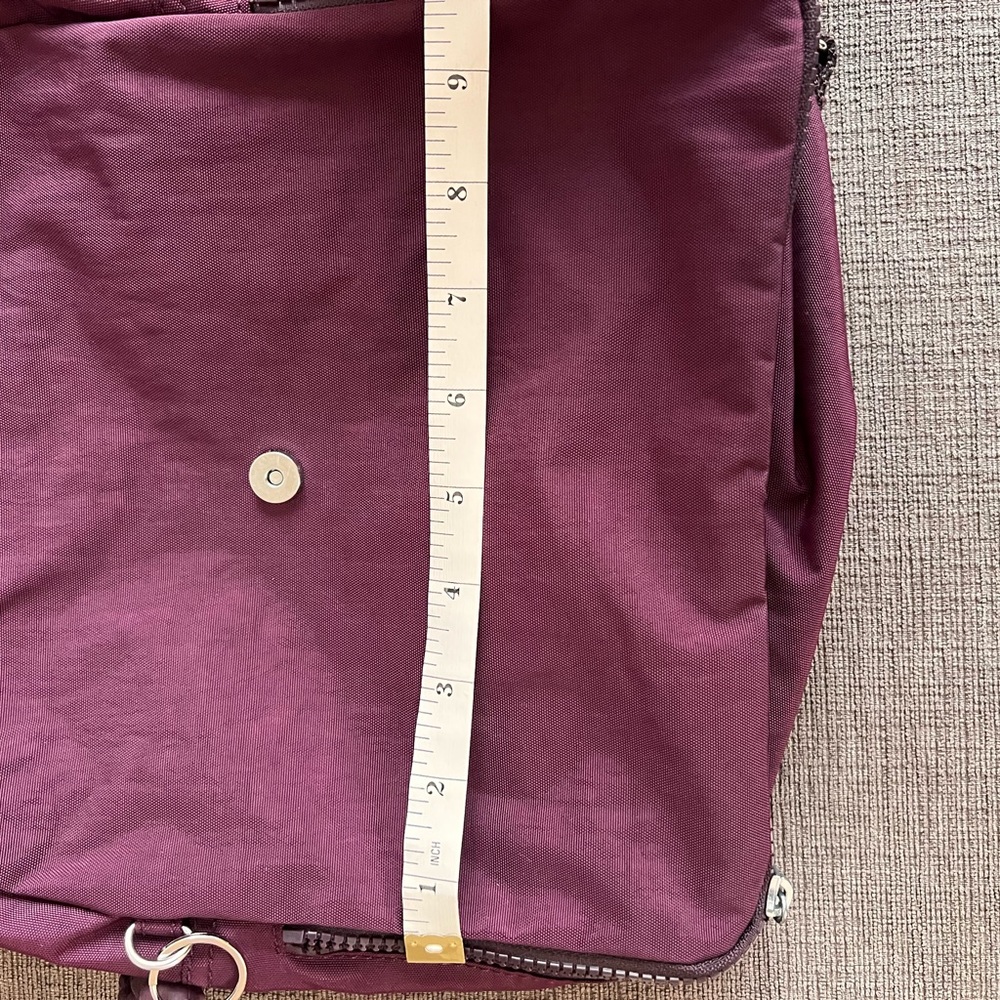 Kipling Convertible Backpack/crossbody/ShoulderBag in Dark Plum, NWT - Picture 9 of 13